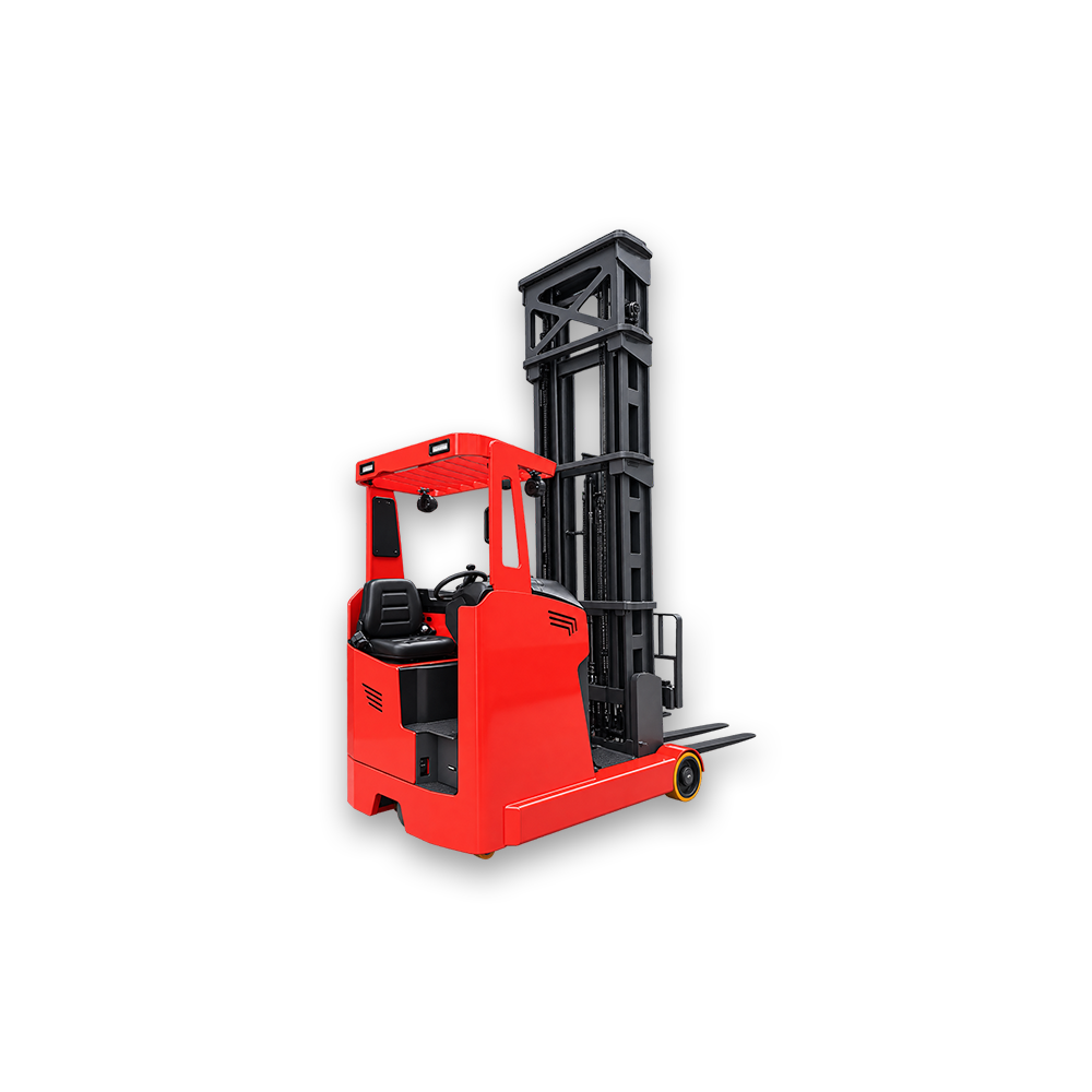 Narrow Aisle Stand Up Reach Turret Lift Truck